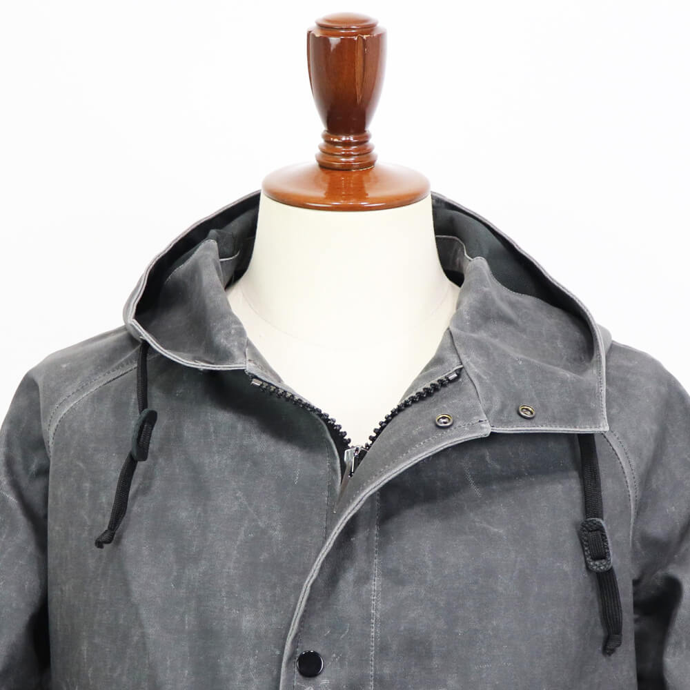 RR（アールアール）フーデットコート【チャコール】国内正規品