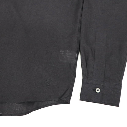 COLONY CLOTHING（コロニークロージング）ALBINI LINEN POOL SIDE SHIRT アルビニ リネン プールサイド シャツ【ブラック】国内正規品