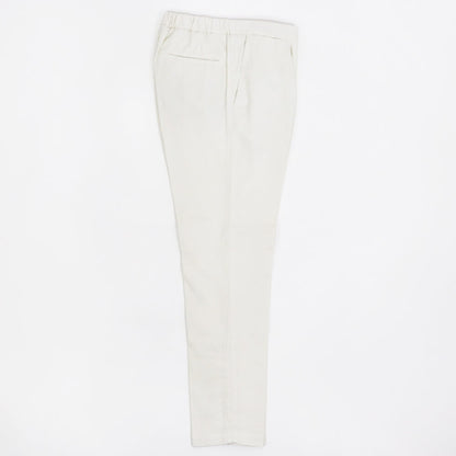 【 再入荷 】DEVORE（デヴォレ）ドローストリングス ストレッチ パンツ【ホワイト】国内正規品