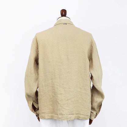 HERNO（ヘルノ）リネン サファリジャケット【ベージュ】国内正規品