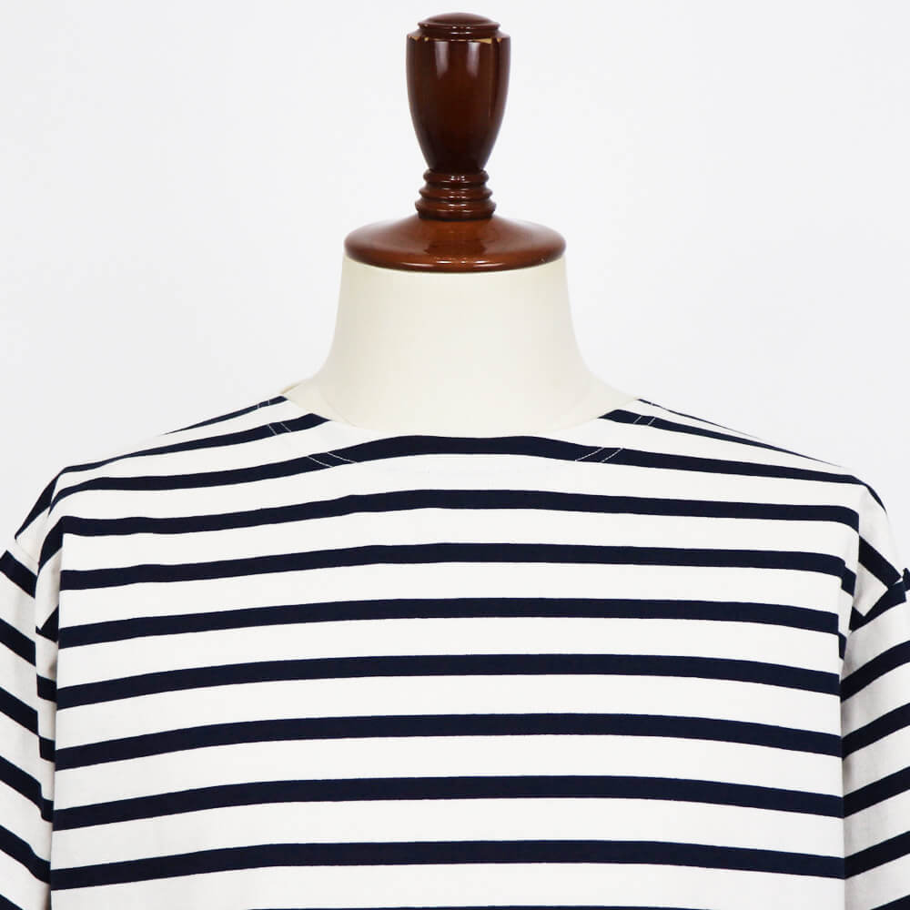 ORCIVAL（オーシバル）半袖 ボーダーTシャツ【エクリュ×ネイビー】国内正規品