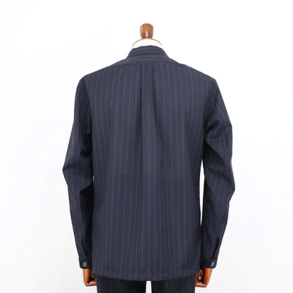 COLONY CLOTHING（コロニークロージング）シャツジャケット シングル【ネイビーストライプ】国内正規品