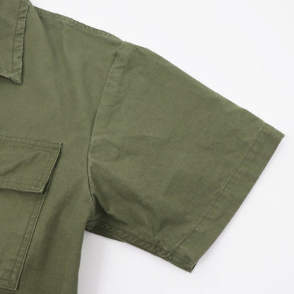 orSlow（オアスロウ）Utility Short Sleeve Work Shirt Jacket【アーミーグリーン】国内正規品