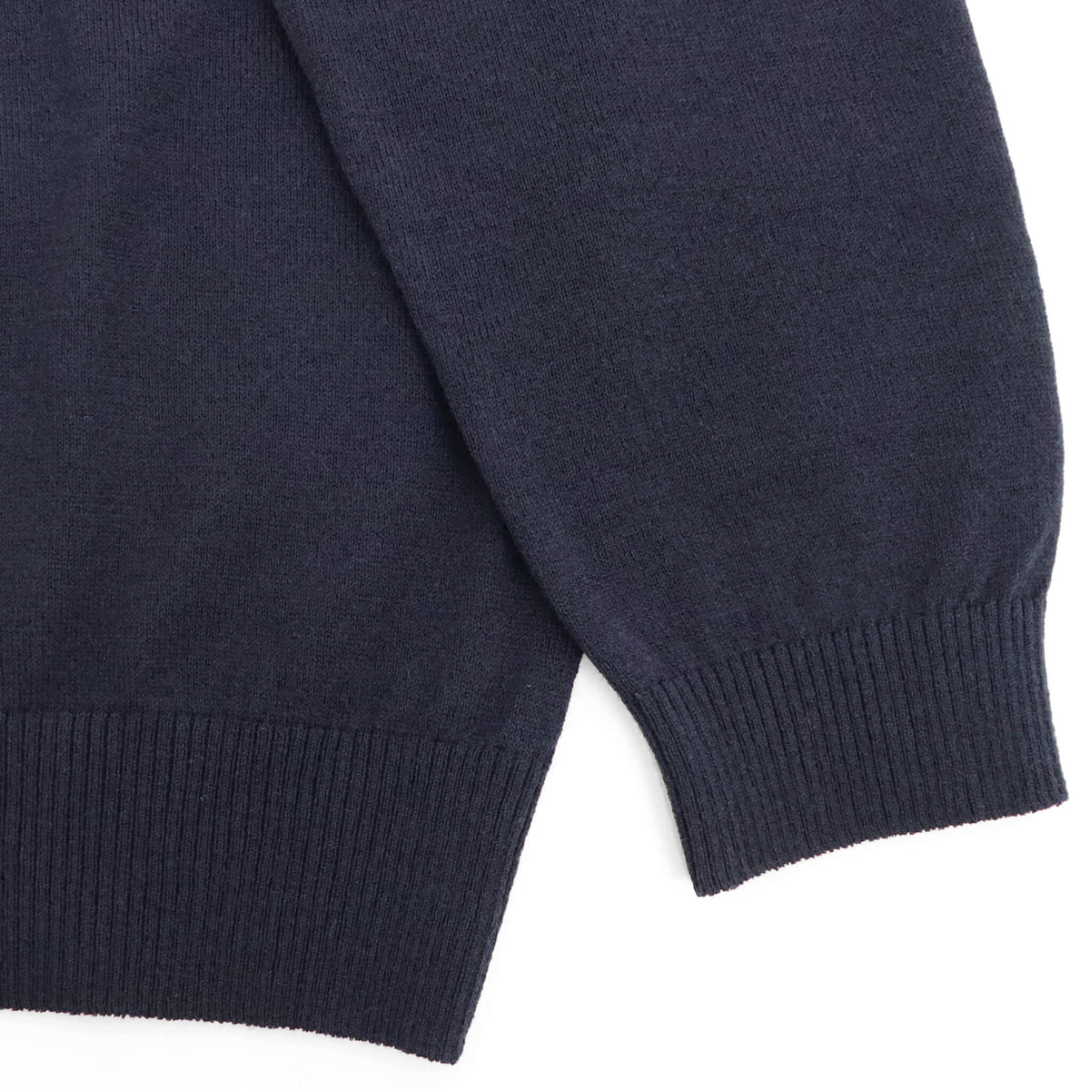 Blu Bre（ブルブレ）ドライタッチウール ニットポロ【ネイビー】国内正規品
