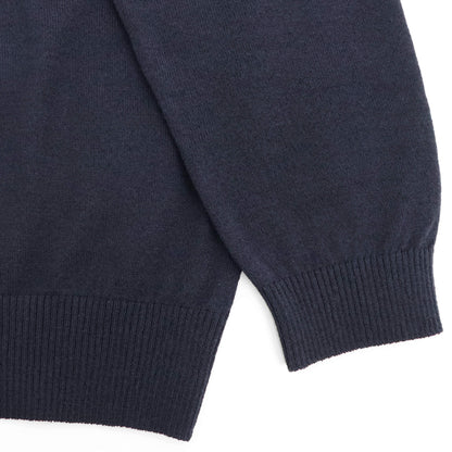 Blu Bre（ブルブレ）ドライタッチウール ニットポロ【ネイビー】国内正規品