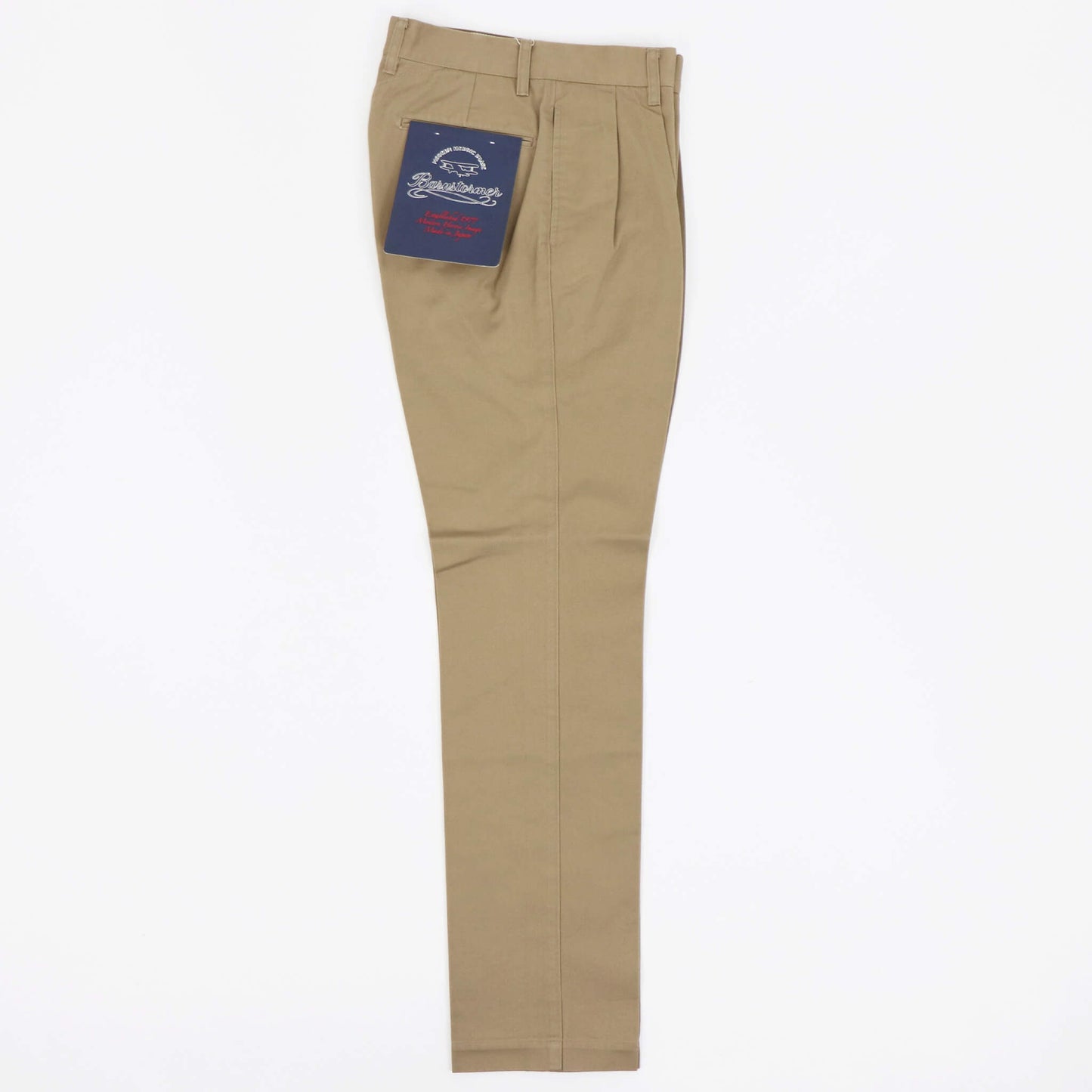 BARNSTORMER（バーンストーマー）2P DRESS CHINOS ツープリーツ ドレスチノパン 1002P【カーキ】国内正規品