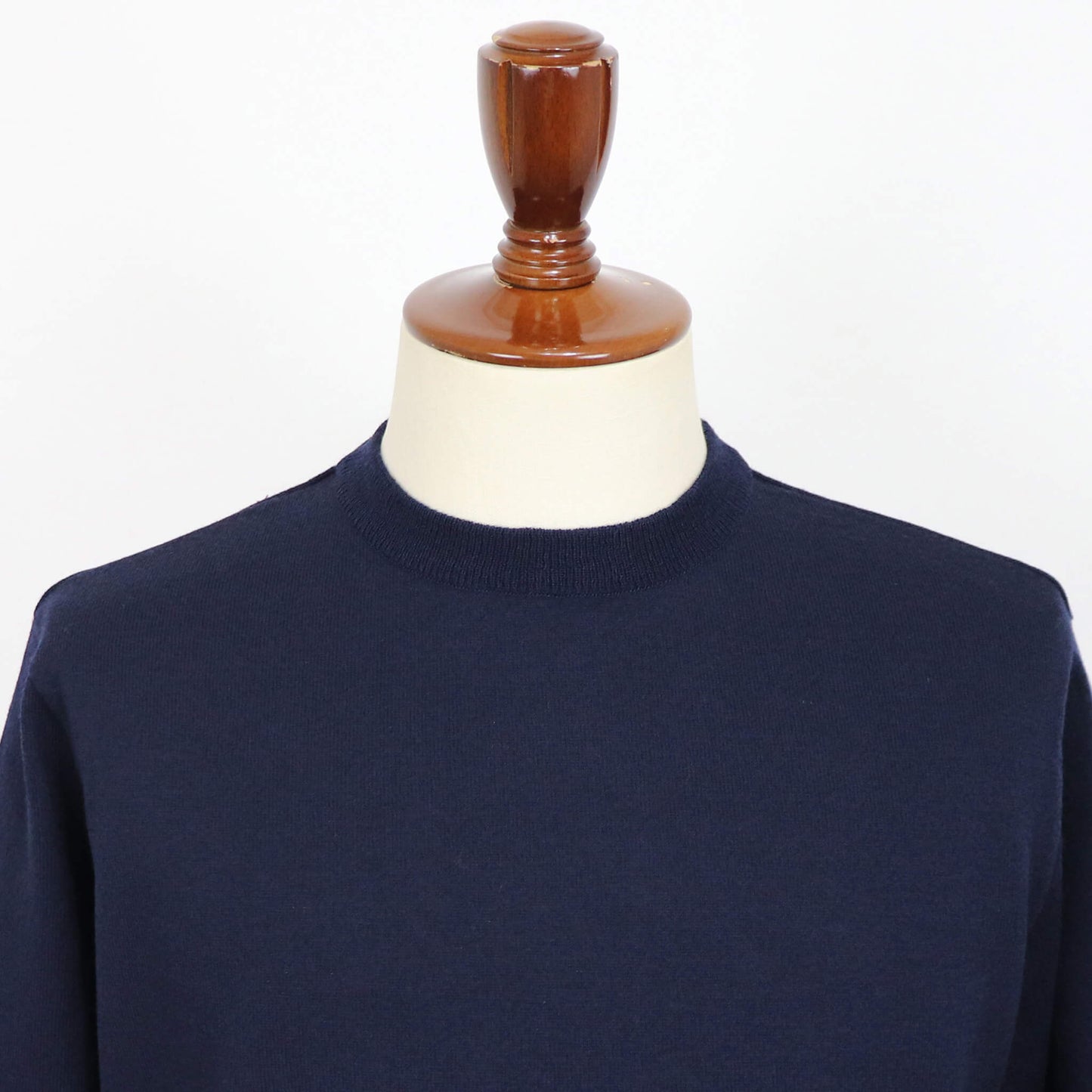 Blu Bre（ブルブレ）ドライタッチウール リラクシーロングスリーブ【ネイビー】国内正規品