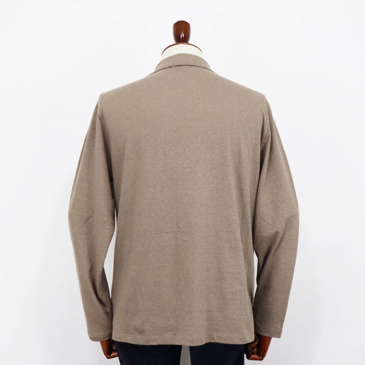 nomiamo（ノミアモ）コットンリネン カットソージャケット【ベージュ】国内正規品