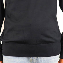 画像をギャラリービューアに読み込む, nomiamo（ノミアモ）定番 モックネック ニット 33ゲージ【ブラック】国内正規品
