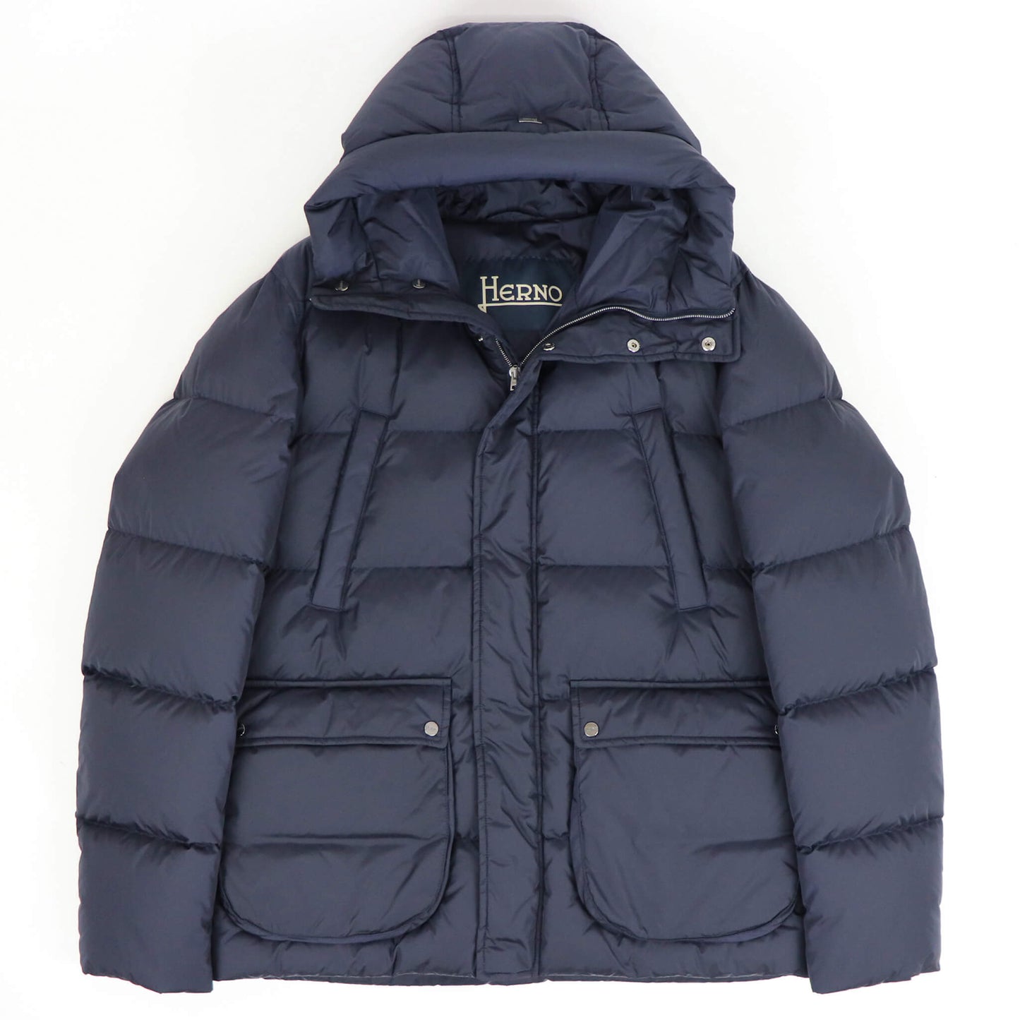 HERNO（ヘルノ）ミリタリーダウンブルゾン POLAR-TECH【ネイビー】国内正規品