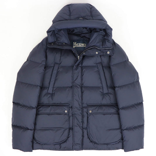 HERNO（ヘルノ）ミリタリーダウンブルゾン POLAR-TECH【ネイビー】国内正規品