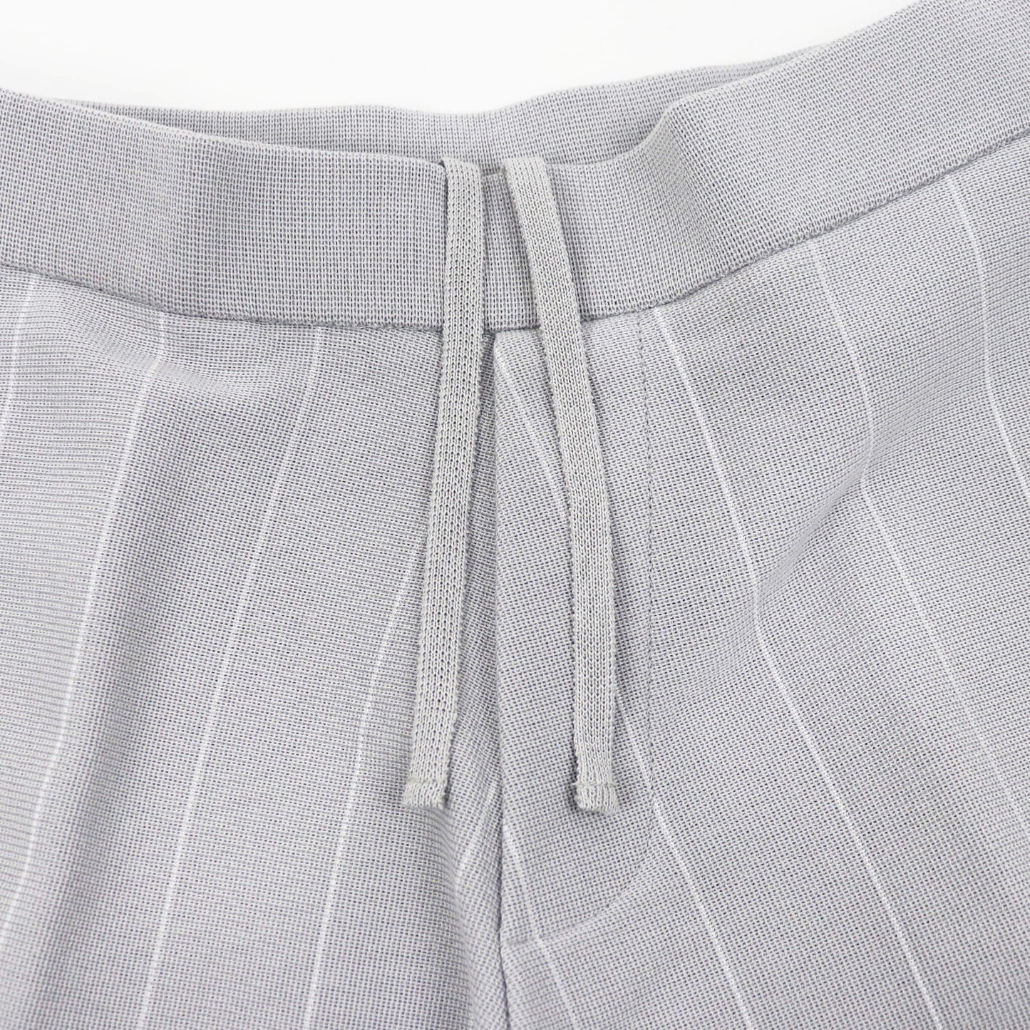 Vandori（ヴァンドリ）ミラノリブ ストライプ ショートパンツ【アイスグレー】国内正規品