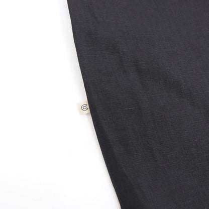 COLONY CLOTHING（コロニークロージング）ALBINI LINEN POOL SIDE SHIRT アルビニ リネン プールサイド シャツ【ブラック】国内正規品