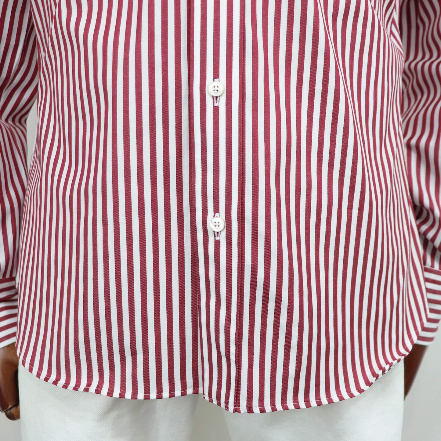 Giotto（ジオット）ストライプ ボタンダウン シャツ【レッド】国内正規品