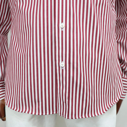 Giotto（ジオット）ストライプ ボタンダウン シャツ【レッド】国内正規品