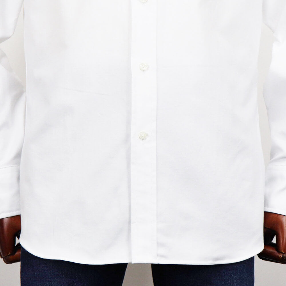 INDIVIDUALIZED SHIRTS（インディヴィジュアライズド シャツ）Giotto 別注 STANDARD FIT スタンダードフィット ボタンダウン コットン ツイル シャツ【ホワイト】国内正規品