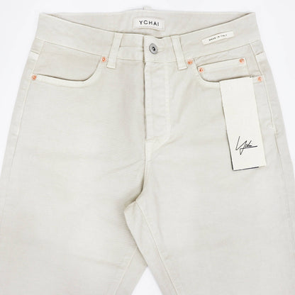 YCHAI（イカイ）EDMUNDO / エドモンド 製品染め ストレッチ コットンパンツ【サンドベージュ】国内正規品