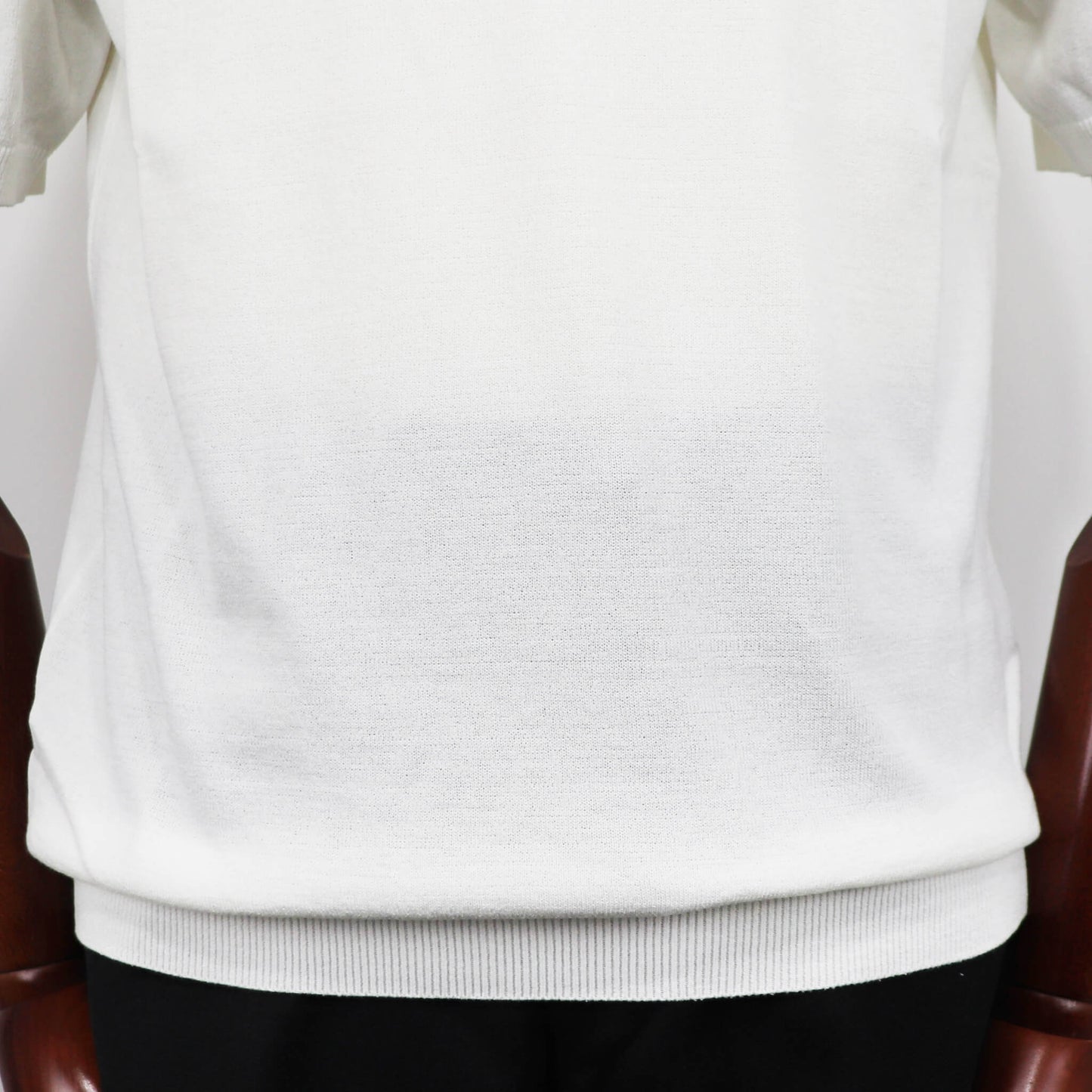 MOONCASTLE（ムーンキャッスル）ICE COTTON POLO NECK アイスコットン ニット ポロシャツ【オフホワイト】国内正規品