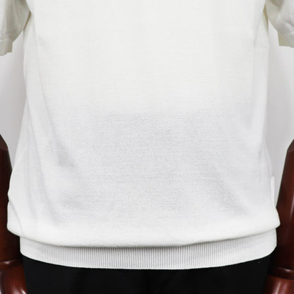 MOONCASTLE（ムーンキャッスル）ICE COTTON POLO NECK アイスコットン ニット ポロシャツ【オフホワイト】国内正規品