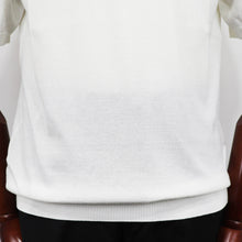 画像をギャラリービューアに読み込む, MOONCASTLE（ムーンキャッスル）ICE COTTON POLO NECK アイスコットン ニット ポロシャツ【オフホワイト】国内正規品

