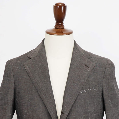 TITO ALLEGRETTO（ティト アレグレット）シングル ジャケット ウールリネン ジャケット【ブラウン】国内正規品