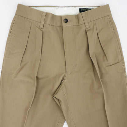 BARNSTORMER（バーンストーマー）2P DRESS CHINOS ツープリーツ ドレスチノパン 1002P【カーキ】国内正規品