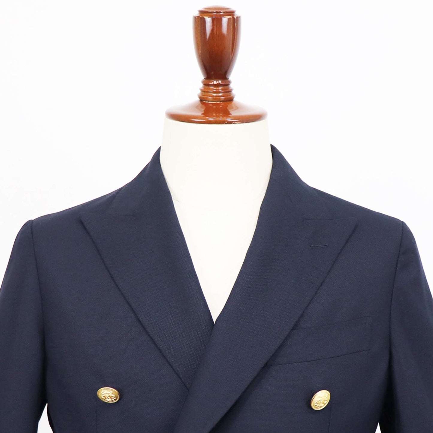 Giotto（ジオット）ダブルブレストジャケット ホップサック【ネイビー】国内正規品