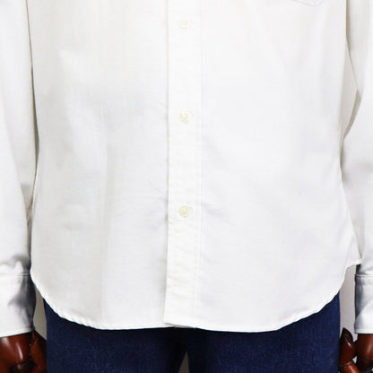 INDIVIDUALIZED SHIRTS（インディヴィジュアライズド シャツ）STANDARD FIT スタンダードフィット ボタンダウン コットン ツイル シャツ【ホワイト】国内正規品