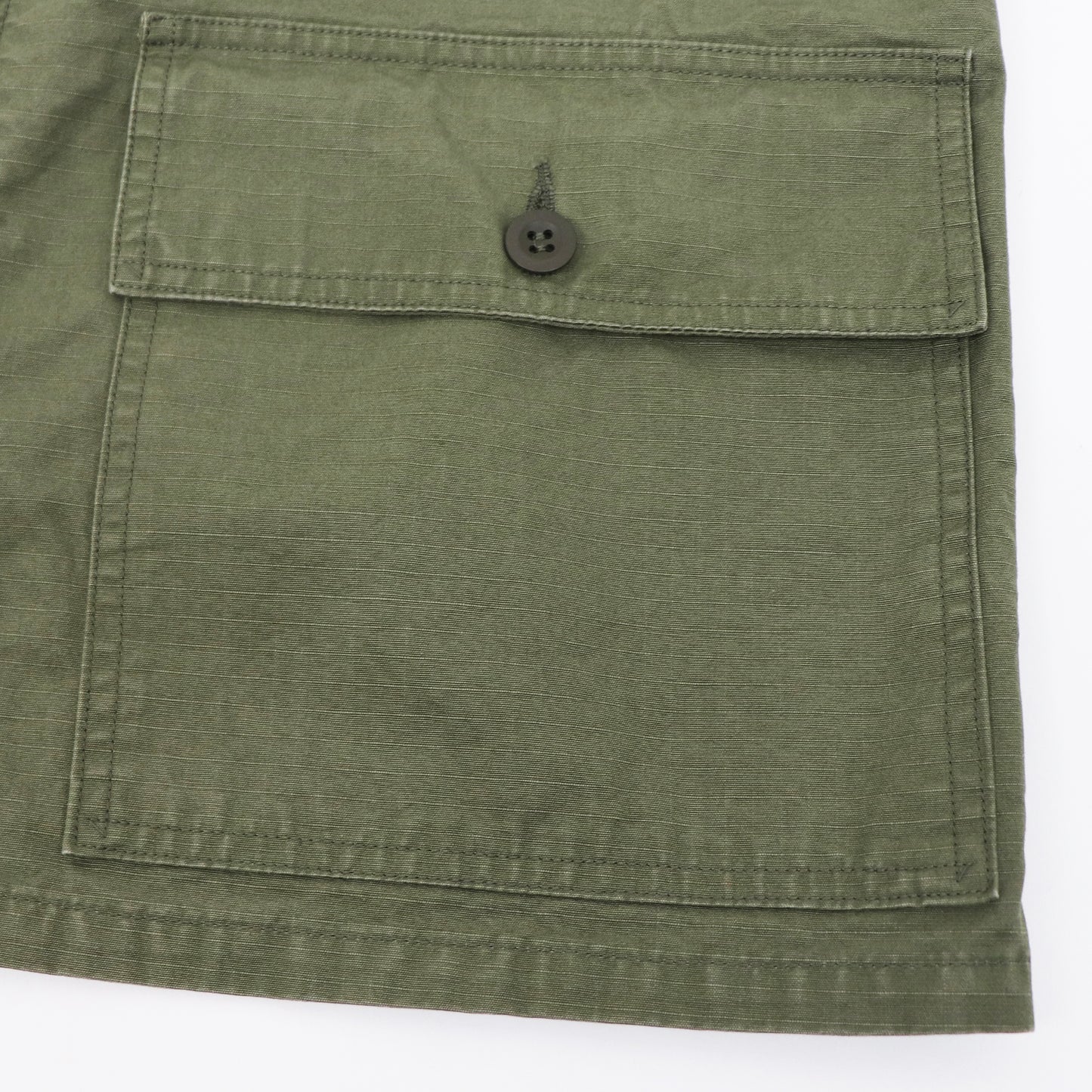 orSlow（オアスロウ）Utility Short Sleeve Work Shirt Jacket【アーミーグリーン】国内正規品