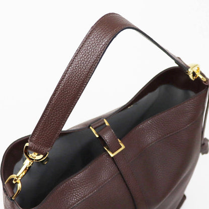 CAVALLERESCO（カヴァレレスコ）トートバッグ ショルダーベルト付き【ブラウン】国内正規品