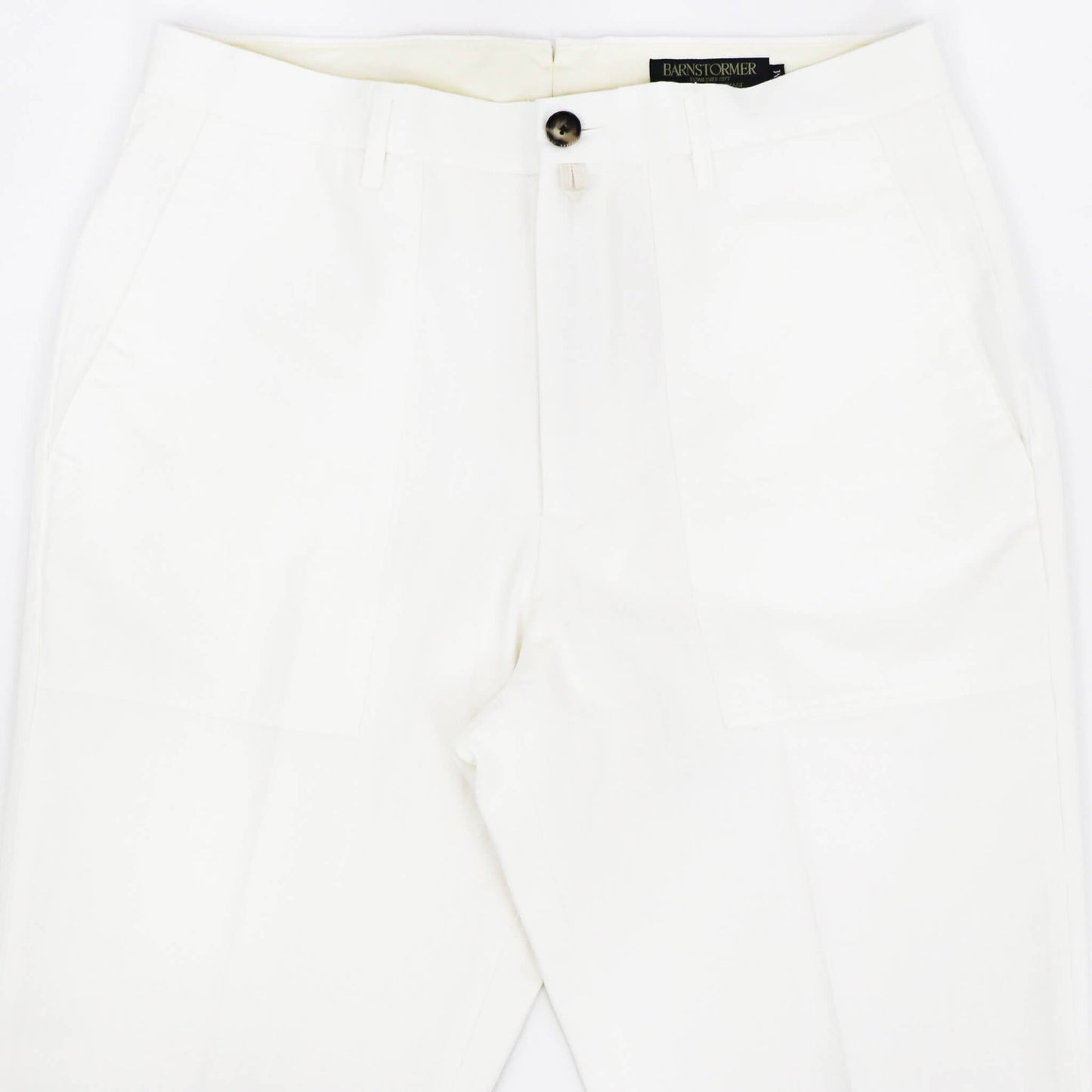 BARNSTORMER（バーンストーマー）DRESS FATIGUE PANTS ドレスファティーグ へリンボーン パンツ 1333-KSP【ホワイト】国内正規品