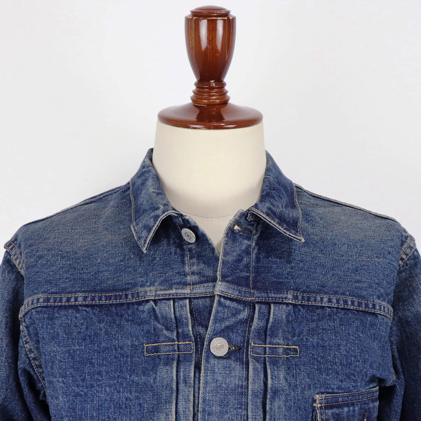 orSlow（オアスロウ）TYPE1 PLEATED FRONT DENIM BROUSE 03-6011 デニムトラッカージャケット【YEAR WASH】国内正規品