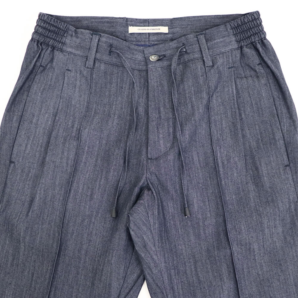 giabsarchivio（ジャブスアルキヴィオ）MASACCIO/R1 デニムライク イージーパンツ【インディゴ】国内正規品