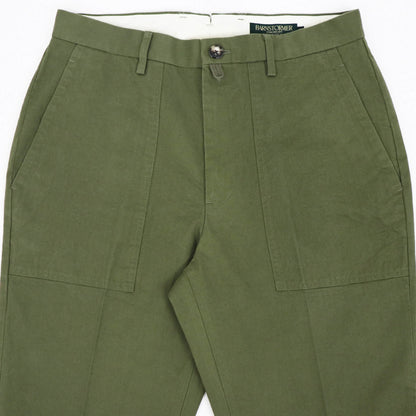 BARNSTORMER（バーンストーマー）DRESS FATIGUE PANTS ドレスファティーグ へリンボーン パンツ 1333-KSP【オリーブ】国内正規品