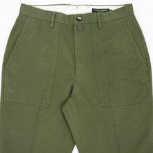 画像をギャラリービューアに読み込む, BARNSTORMER（バーンストーマー）DRESS FATIGUE PANTS ドレスファティーグ へリンボーン パンツ 1333-KSP【オリーブ】国内正規品

