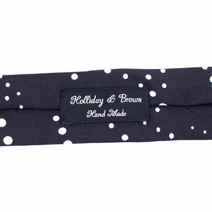 HOLLIDAY&BROWN（ホリデーアンドブラウン）ハンドメイド シルク タイ【ブラック】国内正規品