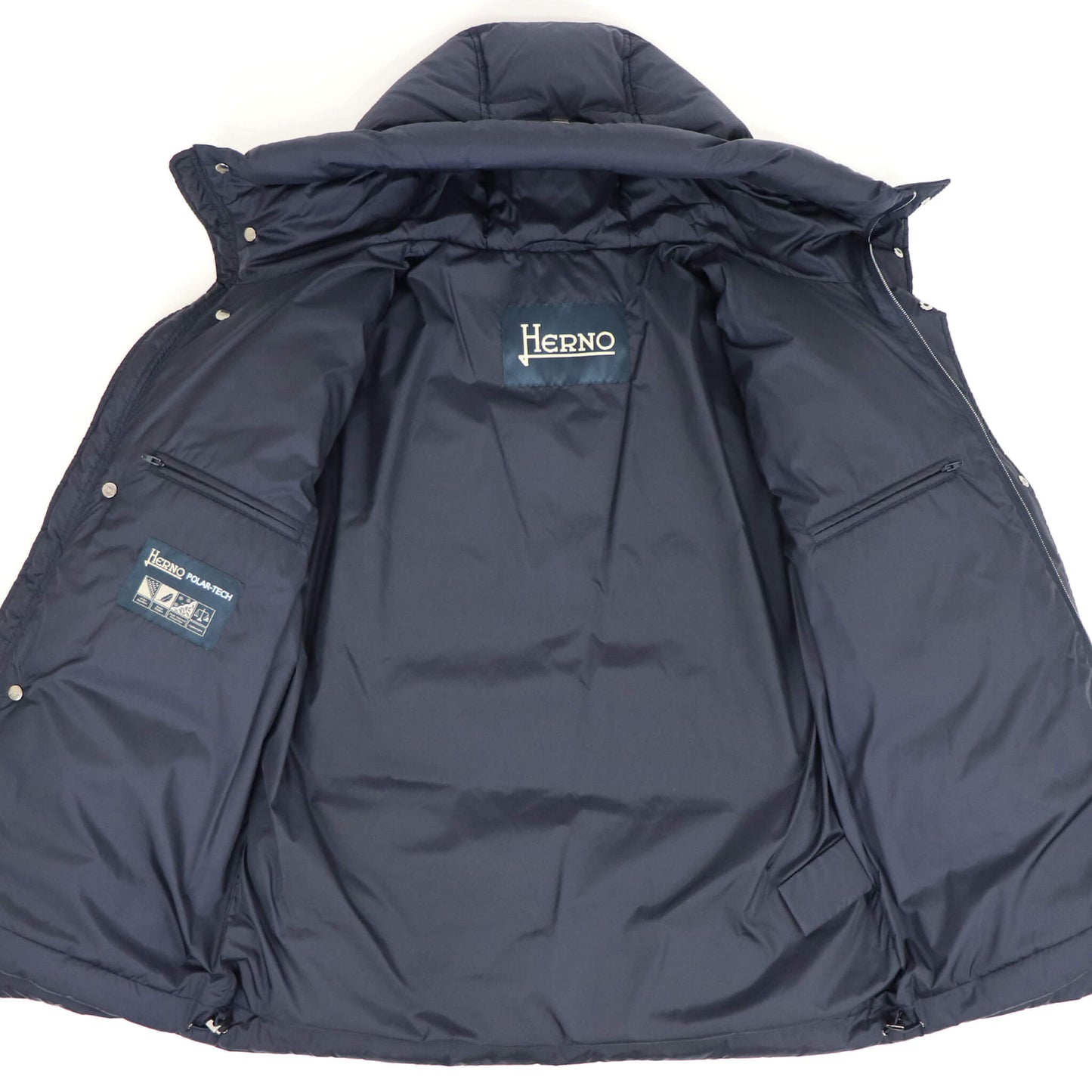 HERNO（ヘルノ）ミリタリーダウンブルゾン POLAR-TECH【ネイビー】国内正規品