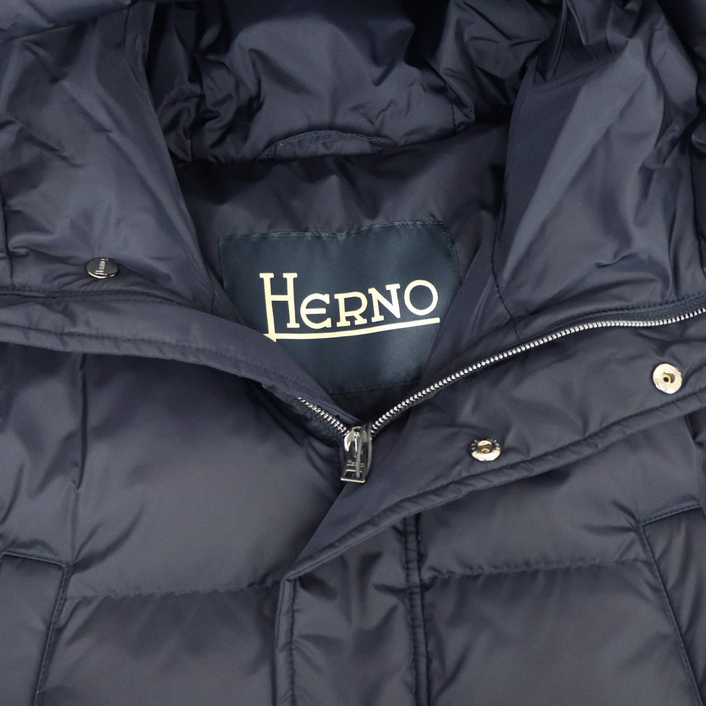 HERNO（ヘルノ）ミリタリーダウンブルゾン POLAR-TECH【ネイビー】国内正規品