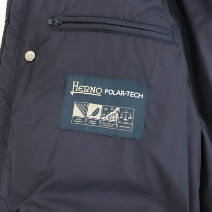 HERNO（ヘルノ）ミリタリーダウンブルゾン POLAR-TECH【ネイビー】国内正規品