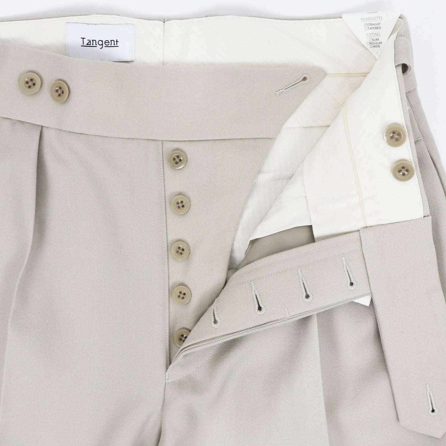 Tangent（タンジェント）HENRY / ヘンリー ウールツイル 40’s British Gurkha Trousers【オフホワイト】国内正規品