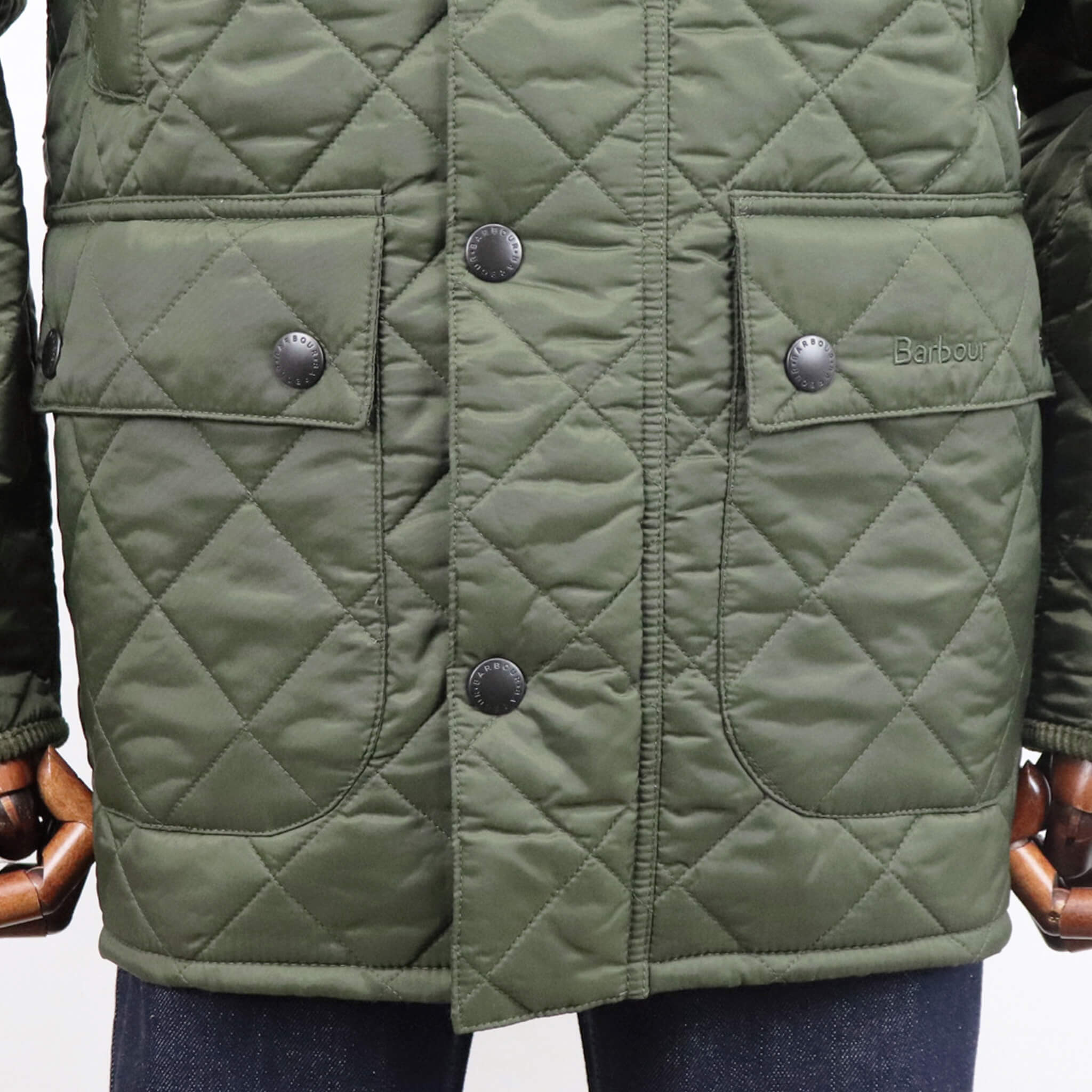 Barbour バブアー　ビデイル　ジャケット 42サイズ オリーブ Barbour（バブアー）Bedale / ビデイル キルティング ブルゾン