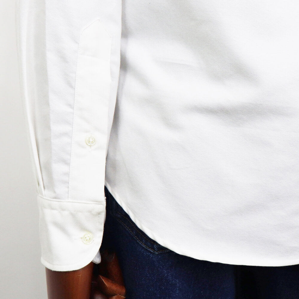 INDIVIDUALIZED SHIRTS（インディヴィジュアライズド シャツ）STANDARD FIT スタンダードフィット ボタンダウン コットン ツイル シャツ【ホワイト】国内正規品