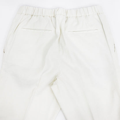 【 再入荷 】DEVORE（デヴォレ）ドローストリングス ストレッチ パンツ【ホワイト】国内正規品