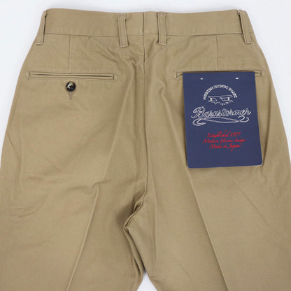 BARNSTORMER（バーンストーマー）2P DRESS CHINOS ツープリーツ ドレスチノパン 1002P【カーキ】国内正規品