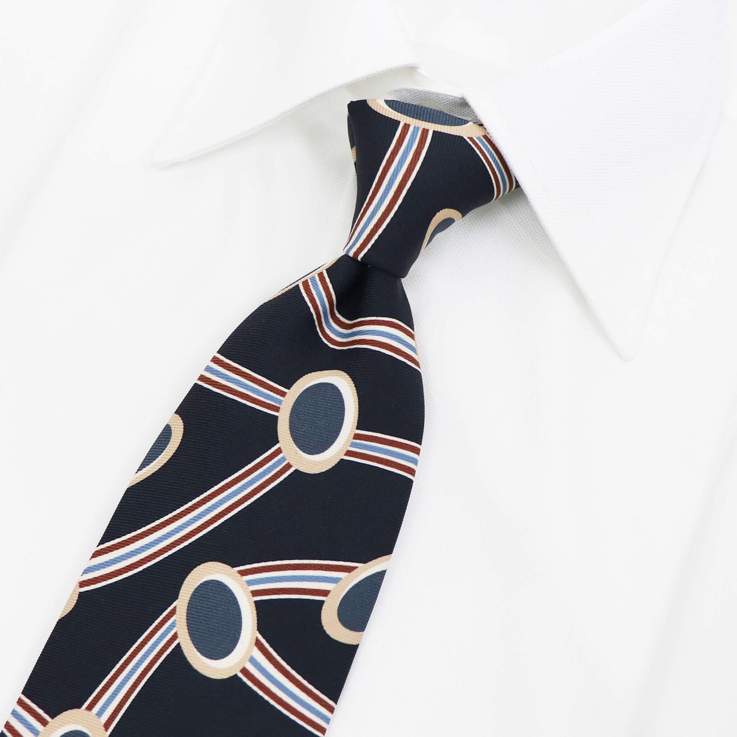 HOLLIDAY&BROWN（ホリデーアンドブラウン）ハンドメイド シルク タイ【ネイビー】国内正規品