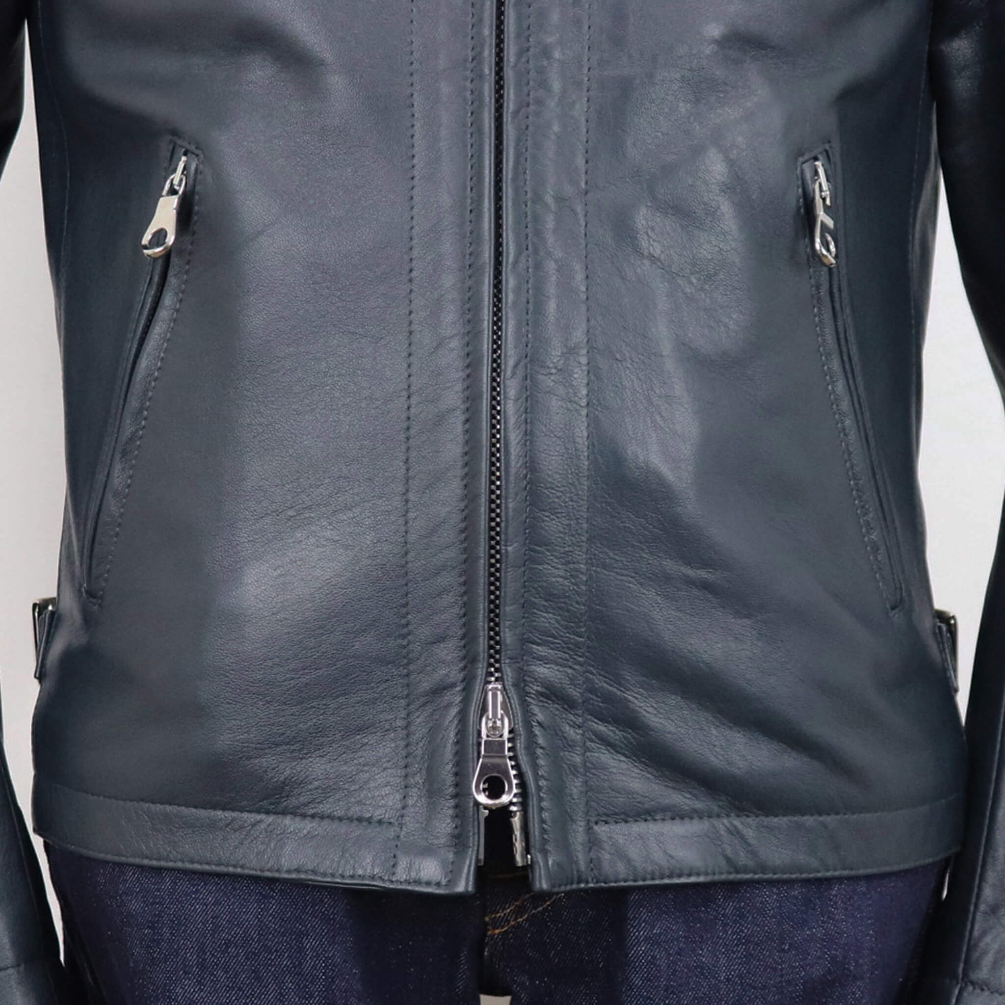 CINQUANTA（チンクワンタ）STAND COLLAR SINGLE RIDERS スタンドカラー