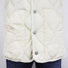 画像をギャラリービューアに読み込む, TAION（タイオン）ミリタリー クルーネック ダウンベスト ソフトシェル【オフホワイト】国内正規品
