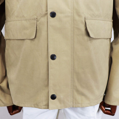 Barbour（バブアー）BORROWDALE / ボロウデイル ピーチスキン ショート ブルゾン【ベージュ】国内正規品