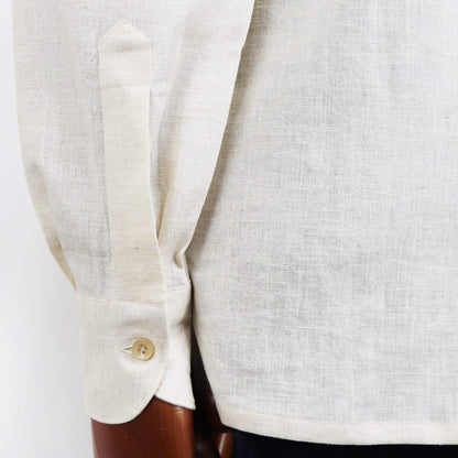 Errico Formicola（エリコ フォルミコラ）LECCE ワンピースカラー リネンシャツアウター【イエロー】国内正規品