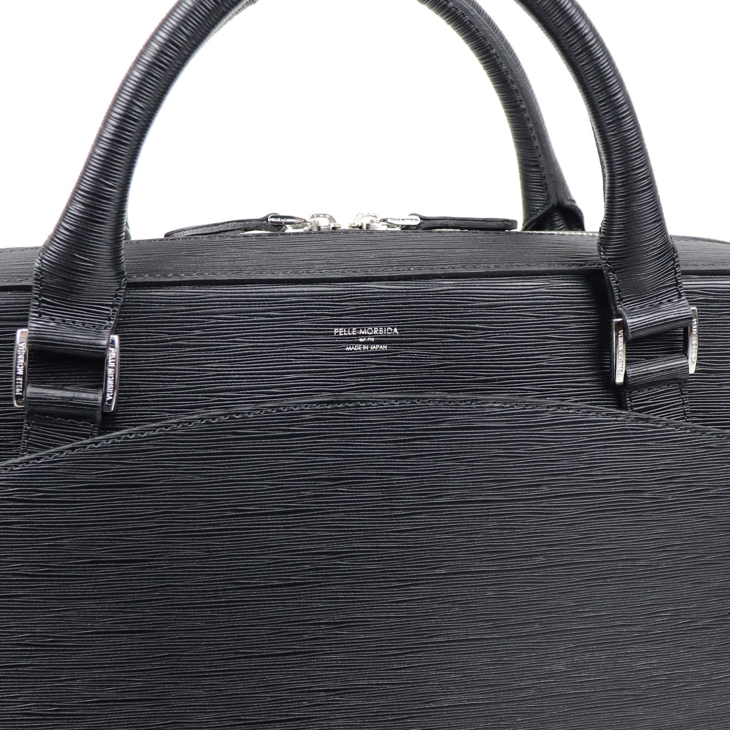 PELLE MORBIDA（ペッレ モルビダ）Capitano ブリーフバッグ【ブラック】国内正規品